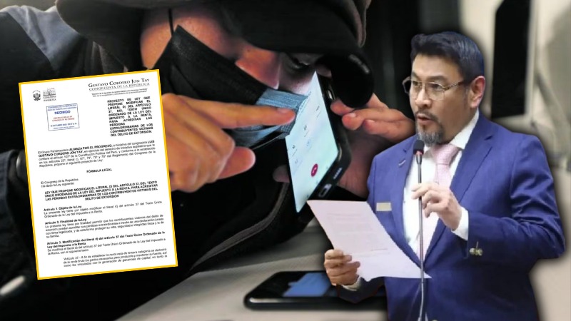 Congreso propone que pagos por extorsión sean deducibles del Impuesto a la Renta; especialistas alertan riesgos